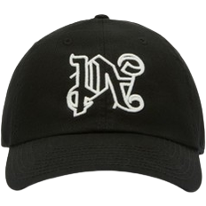 Palm Angels Monogram Cap - Black/White