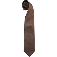 Brown - Men Ties Premier Colours Fashion Tie - Brown