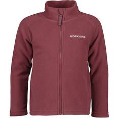 Jenter Fleeceklær Didriksons Fleecejacke Monte Rusty Wine Fleecepullover