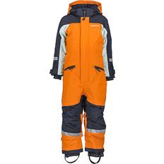 Girls Overalls Didriksons Neptun Kid's Coverall - Orange Jam (505464-l07)