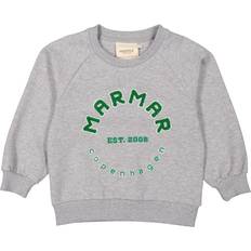 MarMar Copenhagen Sweatshirts MarMar Copenhagen MarMar Double Jersey Green Logo Theos Sweatshirt år/116