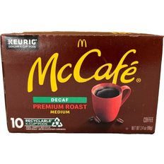 Decaffeinated K-cups & Coffee Pods Keurig McCafe Premium Roast Decaffeinated Coffee 3.5oz 10 1