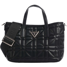 Guess Latona Quilted Mini Shopper - Black