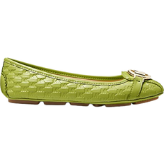 Green - Women Moccasins Michael Kors Fulton Logo Embossed - Lime