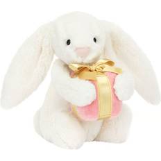 Jellycat bunny Jellycat Bashful Bunny with Present 18cm