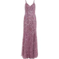 Maxi dress pink Quiz Embellished Maxi Dress - Pink