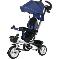 Homcom 6 in 1 Push Tricycle Dark Blue