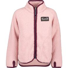 Elastiska muddar Fleecejackor Barnkläder Didriksons Gibbs Kid's Full Zip - Dusty Pink