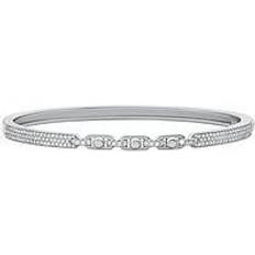 Michael Kors Armband Michael Kors Sterling Silver Pav Astor Link Bangle, Silver, Women Ilver