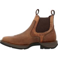 Men - Red Chelsea Boots Durango Red Dirt Square-Toe Western Boot 11.5M