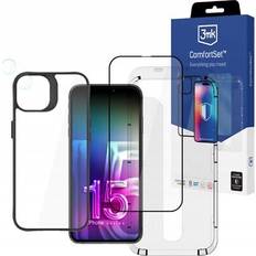 3mk Bildschirmschutz für iphone 15 plus schutz glas handy displayschutzglas Transparent 20g