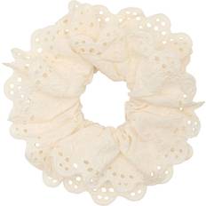 Pico Lace Scrunchie Ivory