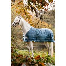 6'9 Couvertures pour Chevaux Horseware AmEco Liner 200g Teal Eco Print/Grey