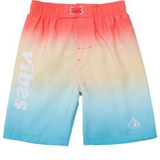 Swim Shorts Rokka&Rolla Toddler Boys Swim Trunks with Mesh Liner Upf Peach vibes 5T