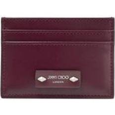 Jimmy Choo Umika card holder - women - Calf Leather One Red