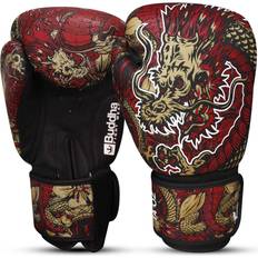 Arti Marziali Guantoni da thai boxe Buddha Fight Wear Fancy Dragon Rouge