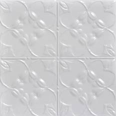 Tiles Tiles, From Plain To Beautiful In Hours Lilac White Tin Plated Nail Up Ceiling Tile 12 Pcs 2
