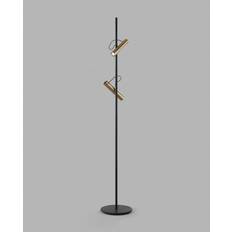 LIGHT-POINT Lampade da Terra LIGHT-POINT Spirit F1 black/brass Gulvlampe