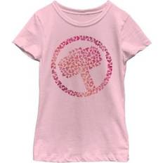 Marvel T-shirts Marvel Kids Heart Hammer Graphic T-Shirt, Pink One Size