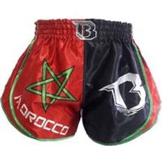 Tenues d'Arts Martiaux Short de boxe Thaï Booster Fight Gear Ad Maroco Rouge