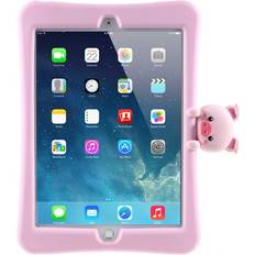 Apple iPad 10.2 - Pink Tabletcovers Pepkoo iPad 10.2" 2021 2019 Børne Flip Cover