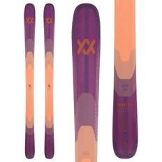 Red Alpine Skis Völkl Blaze 94 Freeride Skis Purple Rose