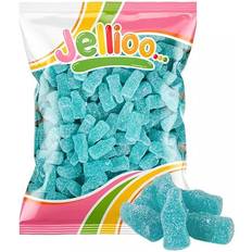 Jellioo Sour Gummy Blue Raspberry Bottle Storpack
