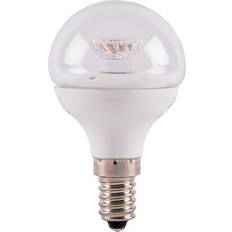 Bell Clear Round Non-Dimmable LED Ball Bulb 2.1W E14 2700K