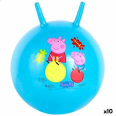 Peppa Pig Outdoor Toys Peppa Pig Jumping Ball Ø 45 cm Blue 10 Units