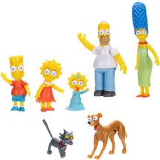 The Simpsons Figurer JAKKS Pacific Simpsons Mini Actionfigur 7-Pack