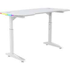 Base 120 RGB gaming-skrivebord hvid