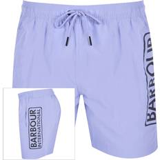 Clothing Barbour International Logo Swim Shorts Blue