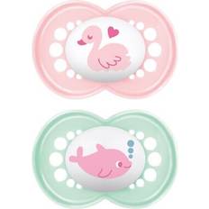 Mam original soother pink cute 16m 2pk