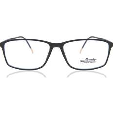 Silhouette SPX Illusion 2942 9030 Men's Eyeglasses Black Size 54