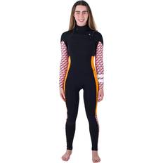 Hurley 2024 Womens Plus Trykt 4/3mm Våddragt Chest Zip Gy