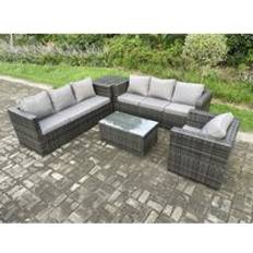 Lounge-Sets Fimous Wicker PE Armchair Outdoor Lounge Set