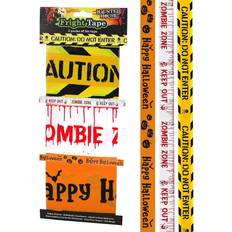 Halloween Decals & Wall Decorations Set 3 halloween 3m fright scary tape zombie window door walls trick treat party