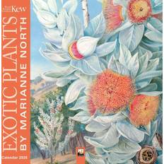 Brown Calendars Flame Tree Publishing Exotic Plants 2025 Wall Calendar