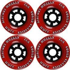 Wheels Bigfoot Cored Classics Longboard Wheels Red, 83mm