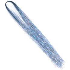 Clip-on-extensions Soho Hair Tinsels Glitter Extensions Silver