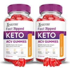 Gummies Weight Control & Detox Justified Laboratories Fast ripped keto gum keto acv gummies 1000mg apple cider vinegar