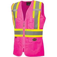 Pink Work Wear Pioneer Sold by: JBTools, Ladies Mesh Back Vest Pink V1021840U-M