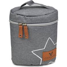 Cangaroo Thermotasche Charlie Thermobox für 2 Babyflaschen Reißverschluss Griff grau