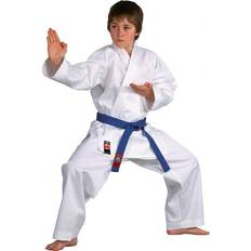 White Martial Arts Uniforms DANRHO Karate-Kimono Dojo Line Blanc