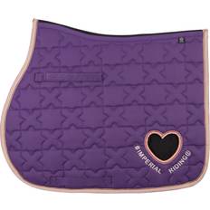 Violet Tapis de selle Imperial Riding Tapis de selle mixte pour cheval Symbol Violet