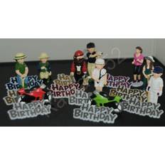 Cake Decorations Anniversary House FEMALE GARDENER resin Cake Decoration