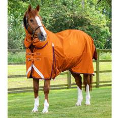 Orange Horse Rugs Buster Storm 200g Combo Turnout Rug with Classic Neck - Orange