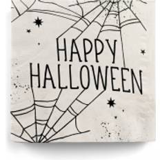 Halloween Paper Napkins Happy Halloween Spinnweben Servietten 16 St. ★