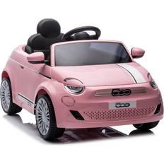 Sound Elektrische Kinderfahrzeuge Azeno Electric Car Fiat 500e 12V Pink 6951305