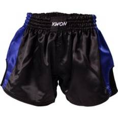 Uniformes de Artes Marciales Pantalón corto de boxeo thaï Kwon Clubline Noir